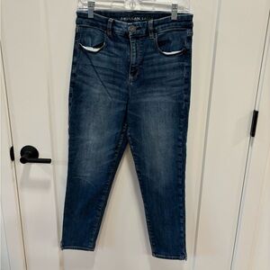 Curvy high-rise crop jeggings